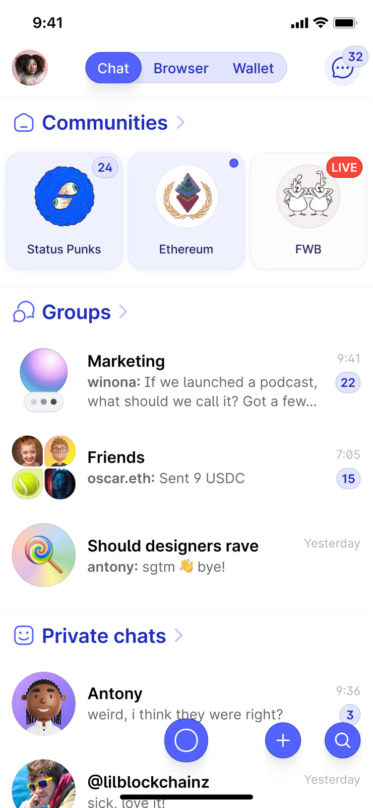 Status Chats